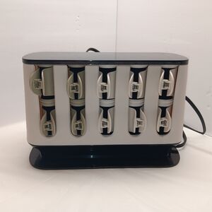 Remington Shine Therapy Argan Oil & Keratin Treated Hot Rollers Set (USED)